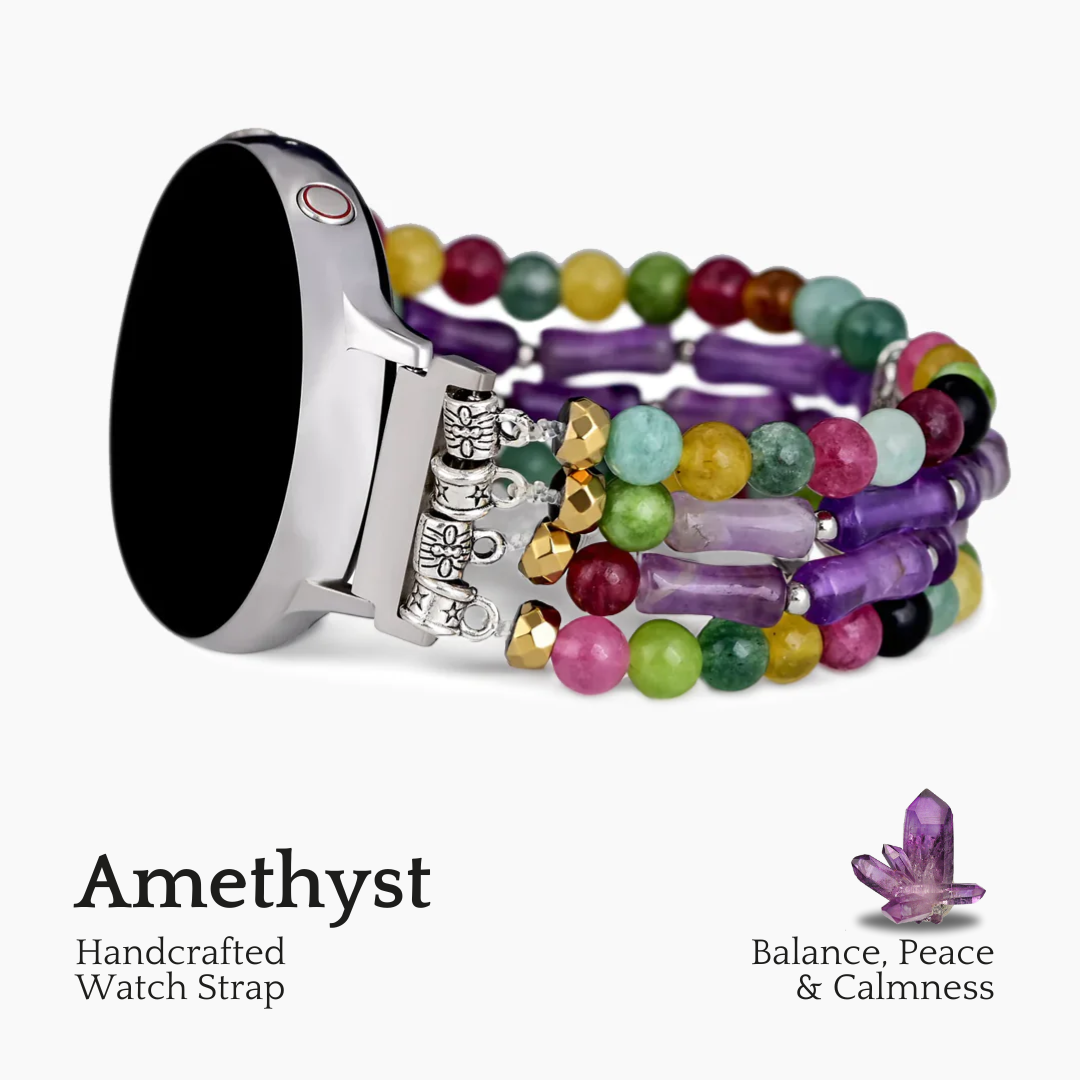 Mosaik Amethyst Samsung Galaxy Stretch Uhrenarmband