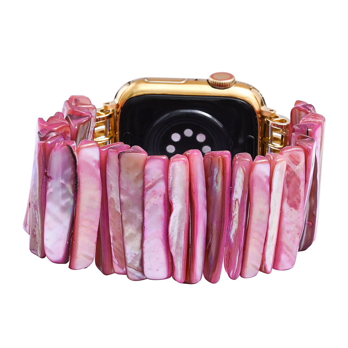 Imperial Orchid Shell Stretch Apple Watch Armband