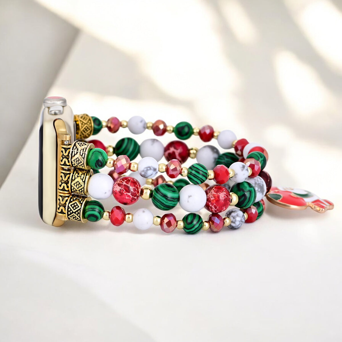 Fröhliches Claus Stretch Apple Watch Armband