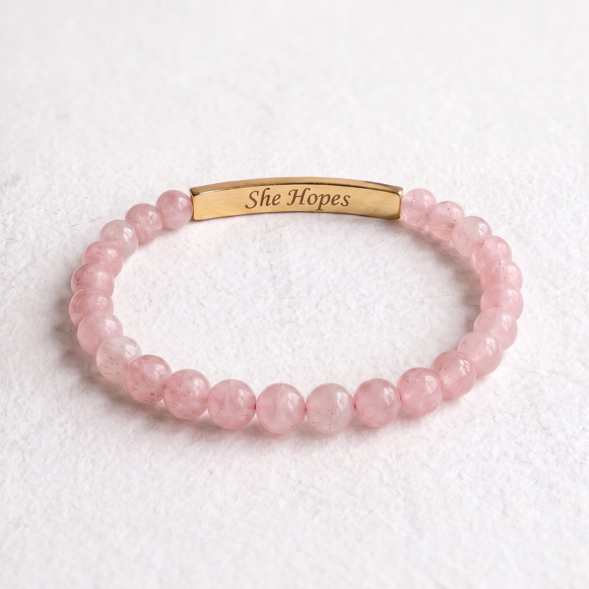 Armband zum Brustkrebsmonat – Sie hofft