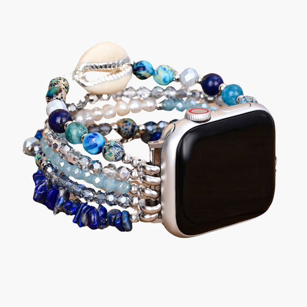 Intensives Jasper Glimmer Stretch Apple Watch Armband