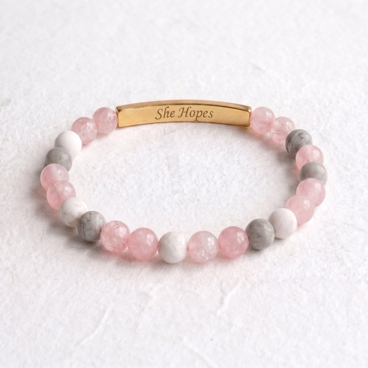 Armband zum Brustkrebsmonat – Sie hofft
