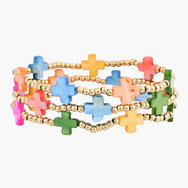 Ensemble de bracelets Chakra Cross