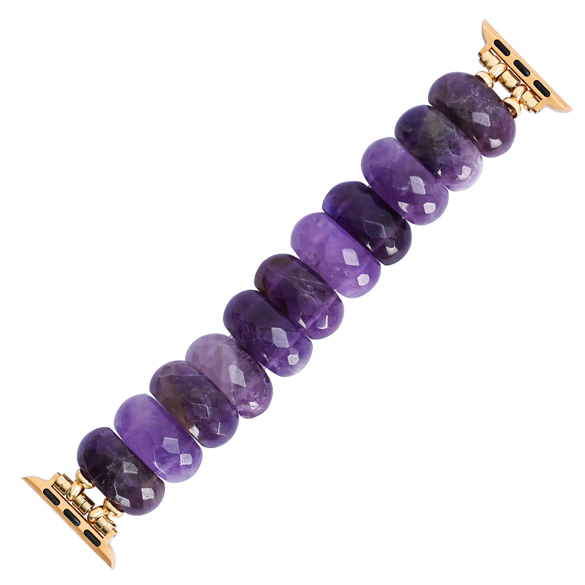 Heilender Amethyst Schutz Stretch Apple Watch Armband