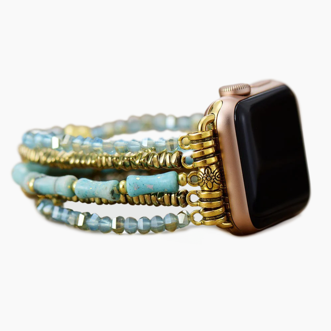 Jade Glimmer Stretch Apple Watch Armband
