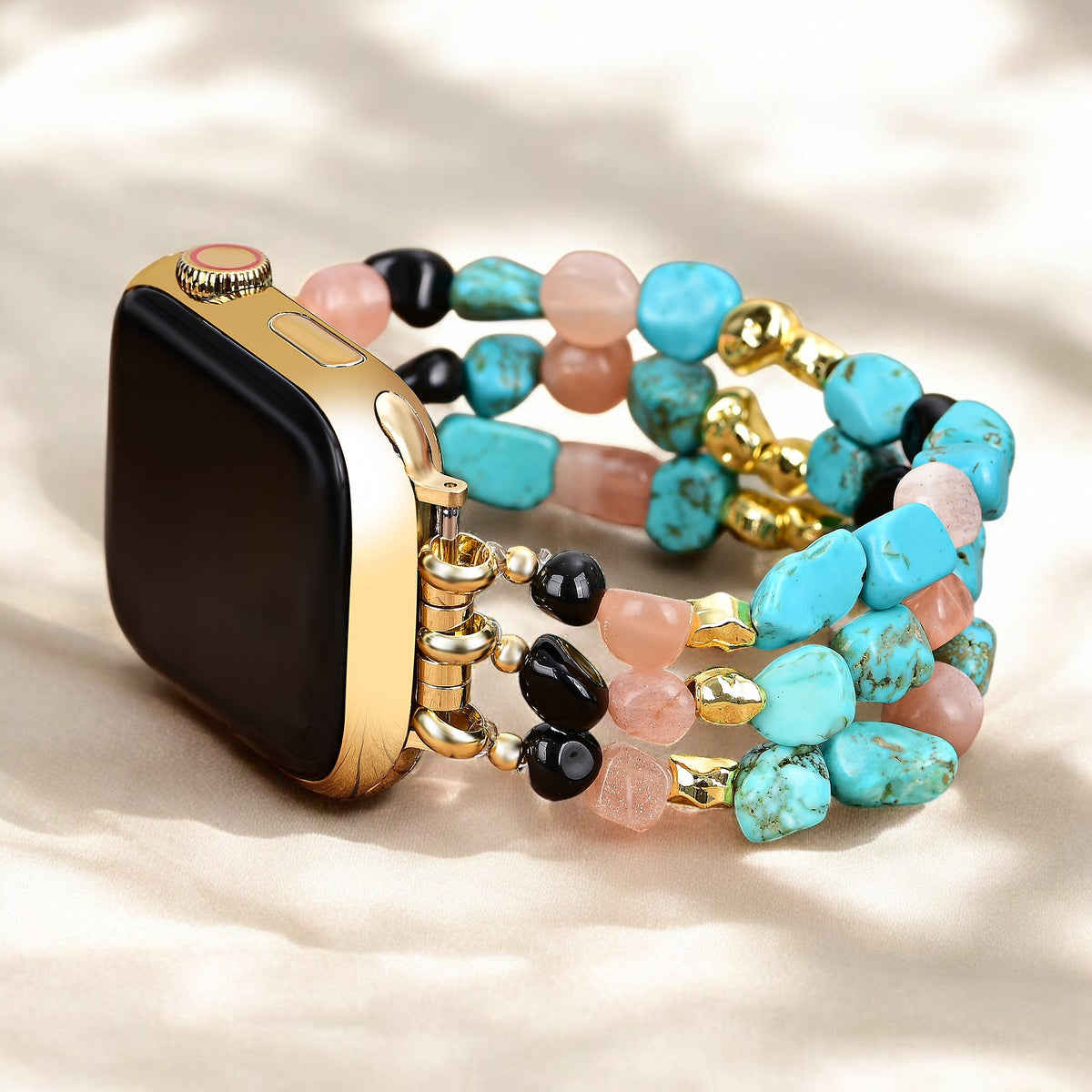 Desert Oasis Stone Stretch Apple Watch Armband