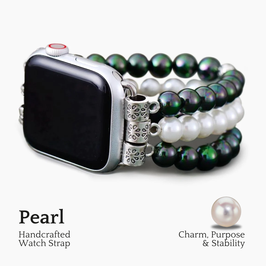 Galaxy Pearl Stretch Apple Watch Armband