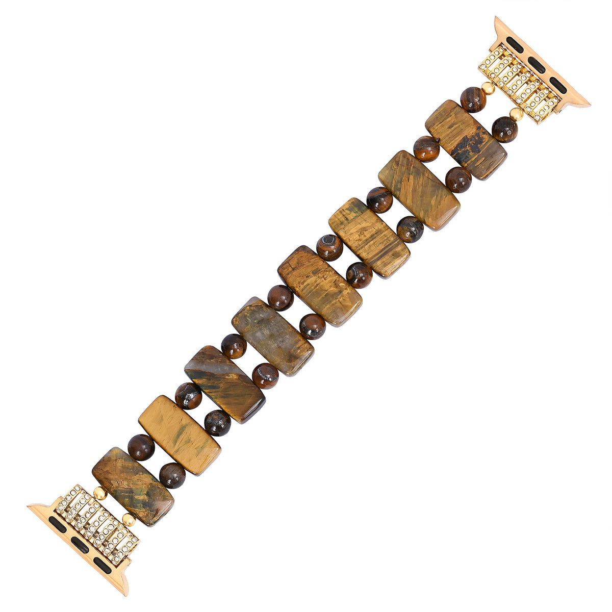 Golden Tiger Strength Apple Watch Armband