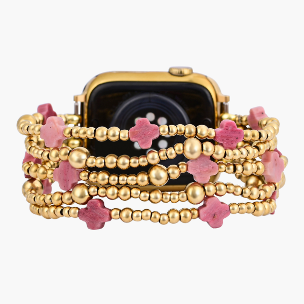 Ruby Aura Cross Stretch Apple Watch Armband
