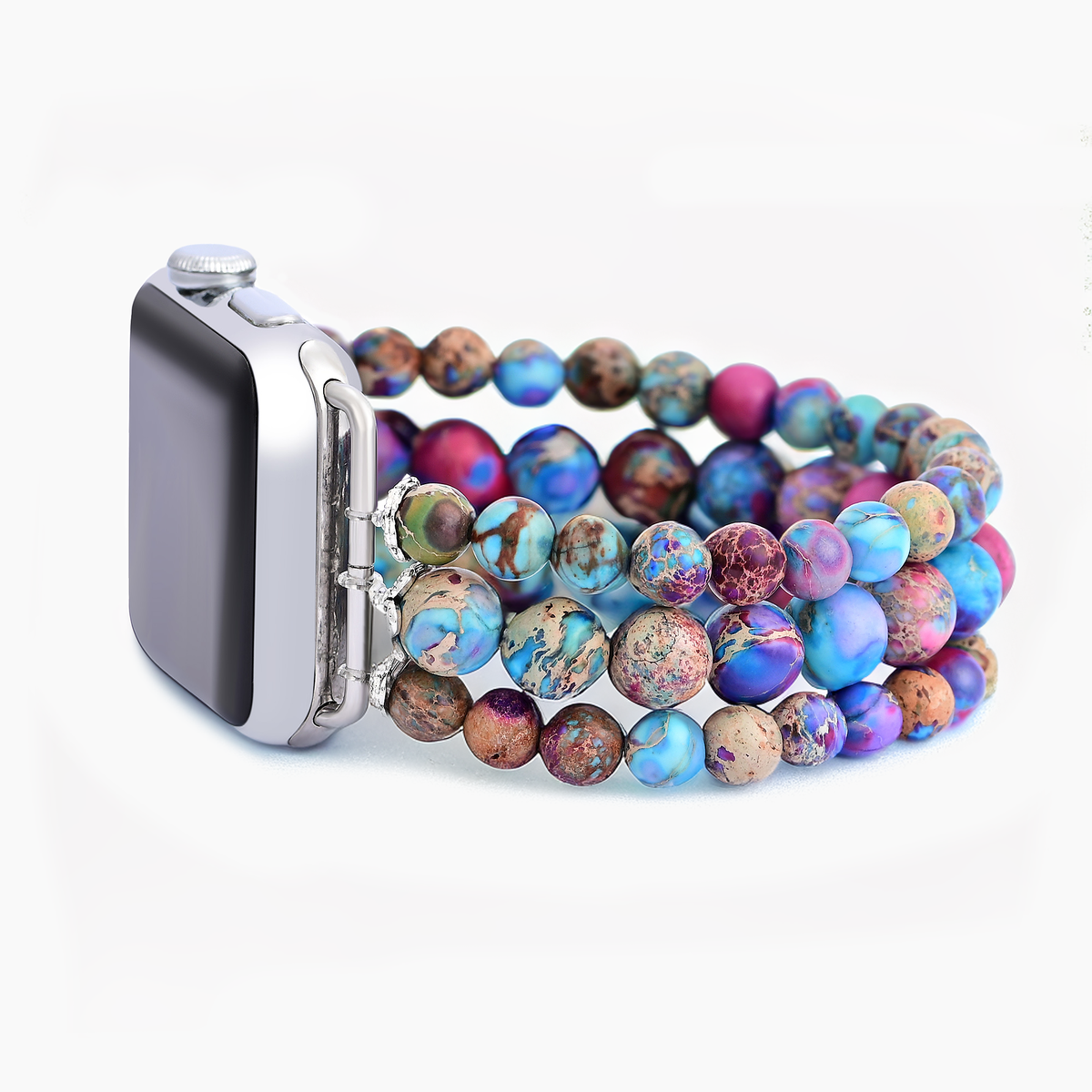 Wisteria Wonder Jasper Stretch-Uhrenarmband