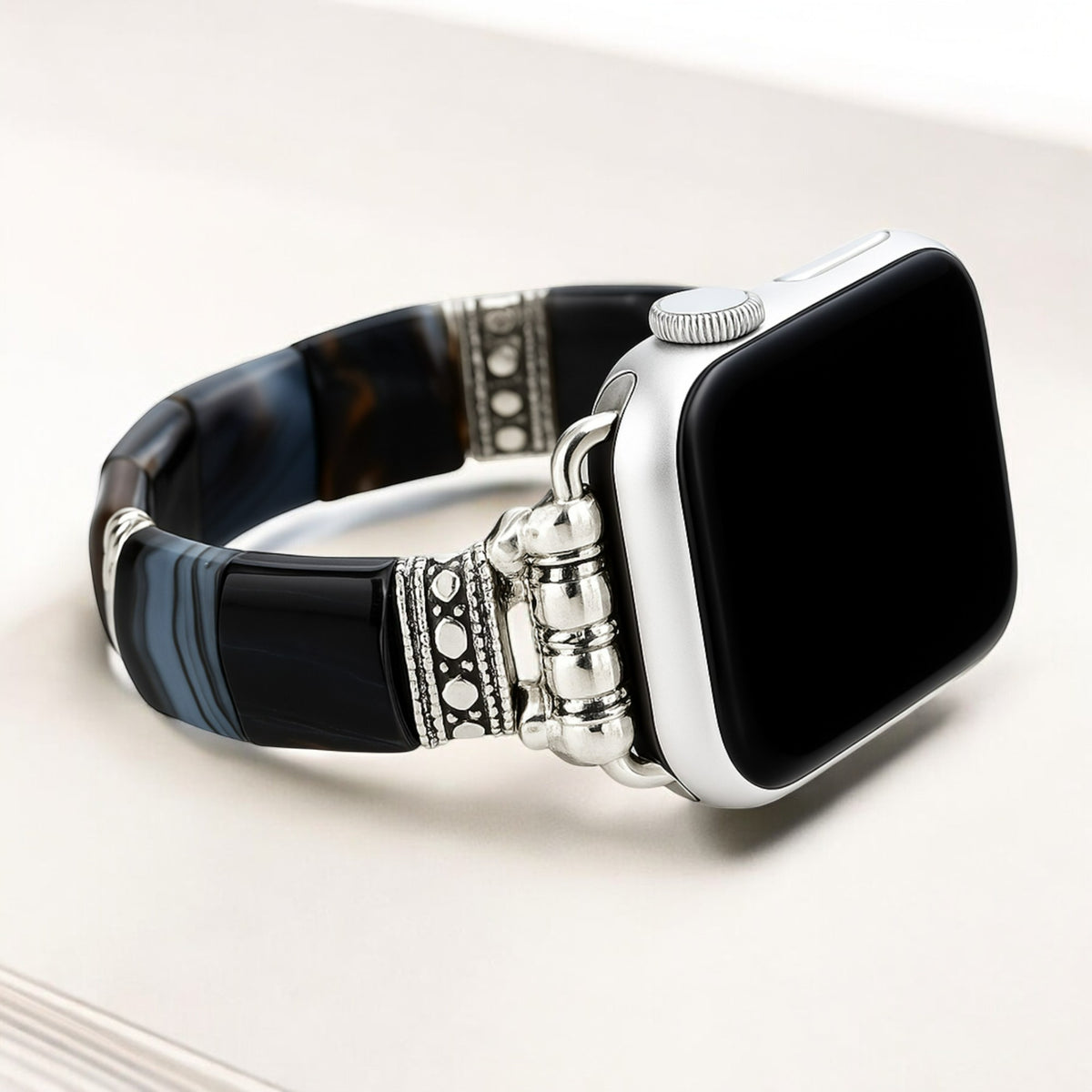 Bohemian Noir Stretch Apple Watch Armband