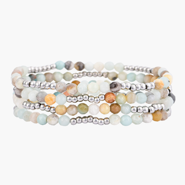 Ensemble de bracelets Brillance en amazonite