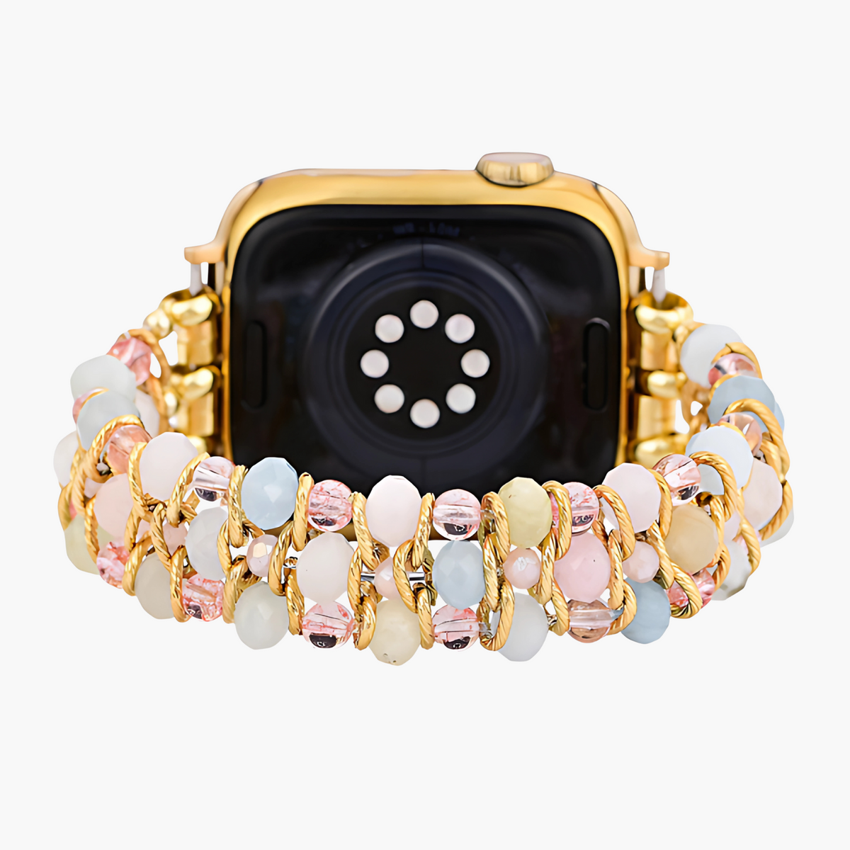 Golden Dawn Geflochtenes Stretch Apple Watch Armband