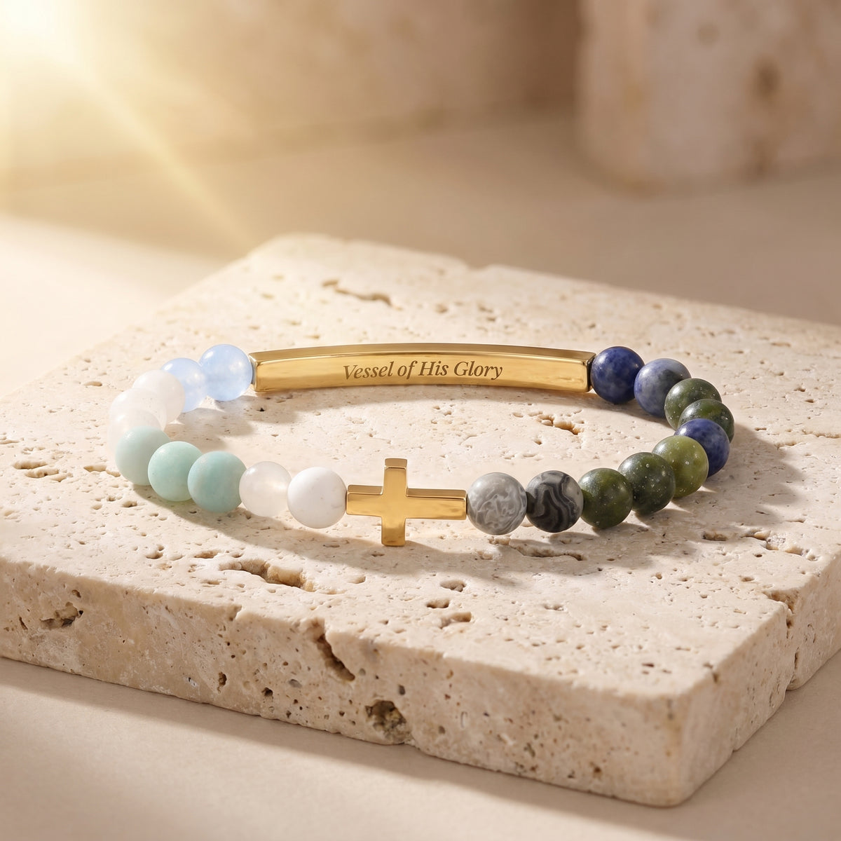 Armbänder mit geheimnisvoller Botschaft in Erdtönen – Vessels of Purpose