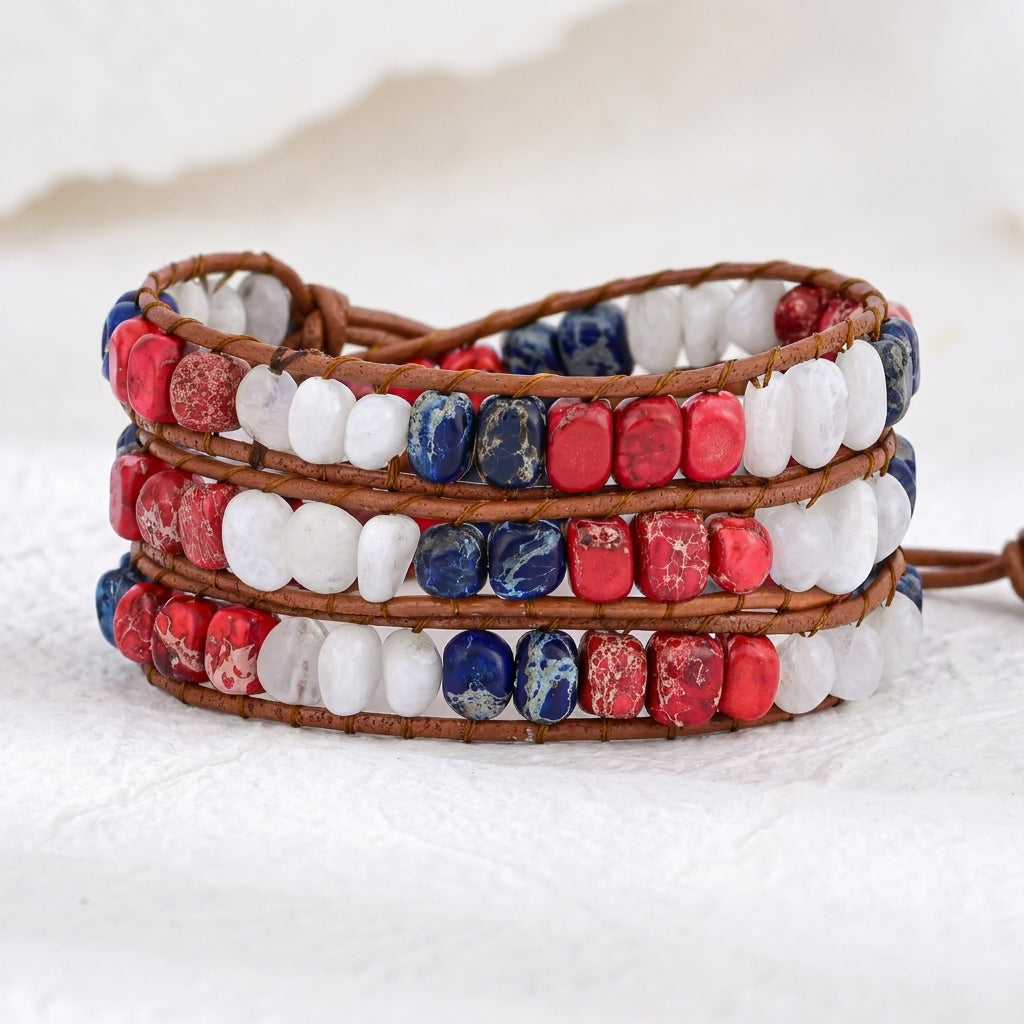 Freiheitslicht Wickelarmband