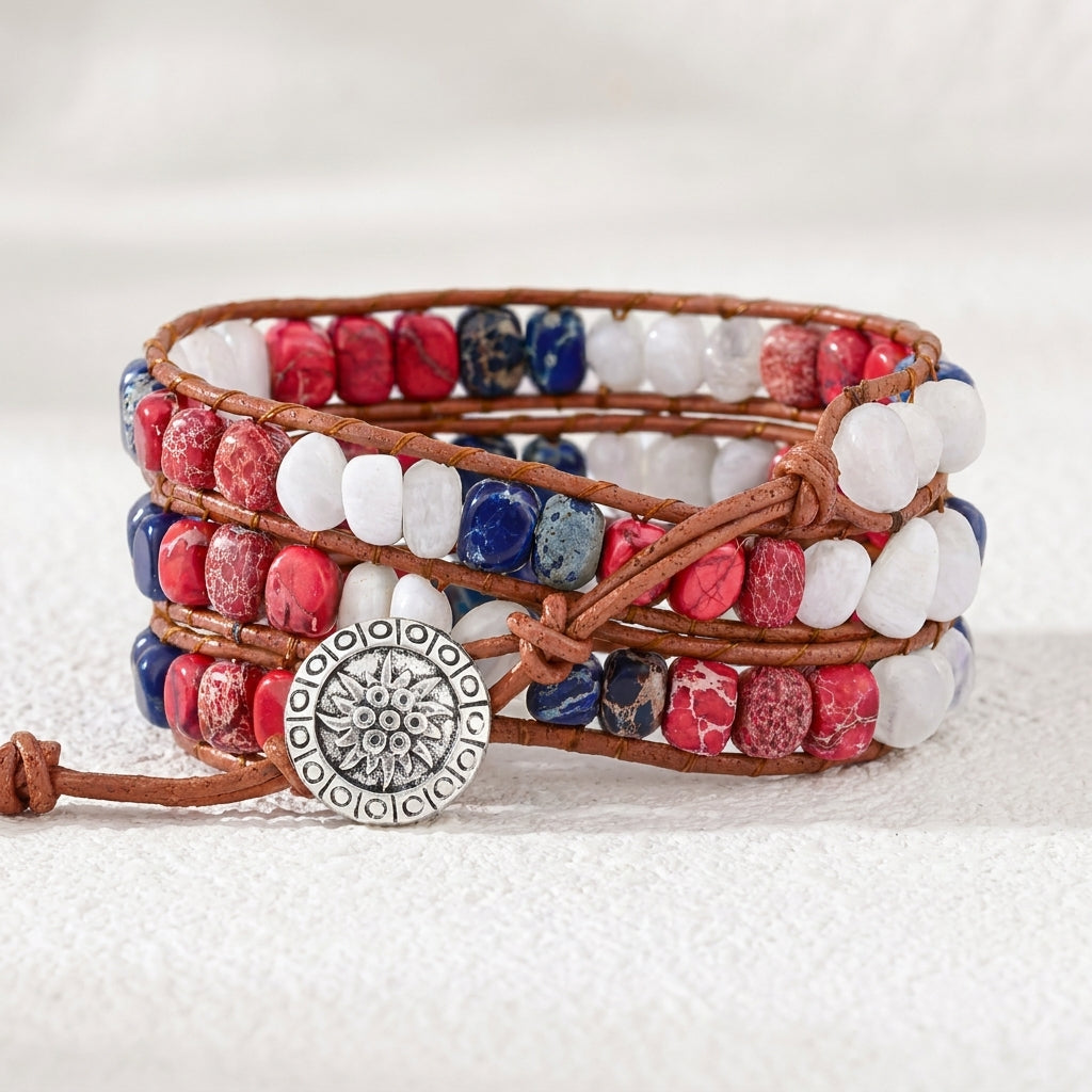 Freiheitslicht Wickelarmband