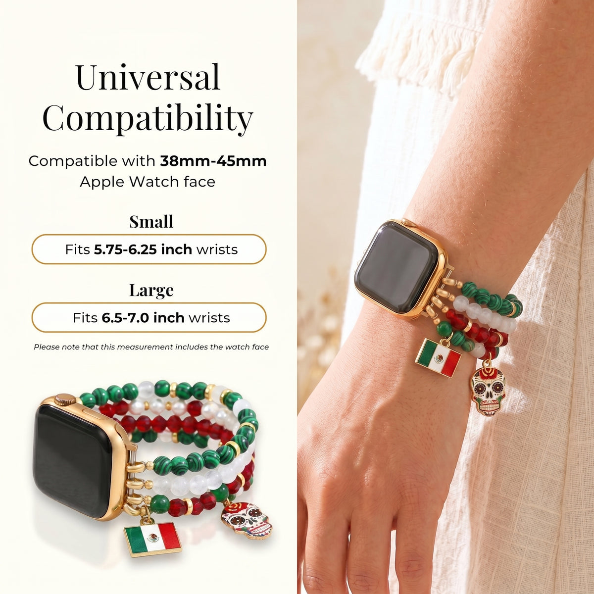 Viva México Stretch Apple Watch Armband
