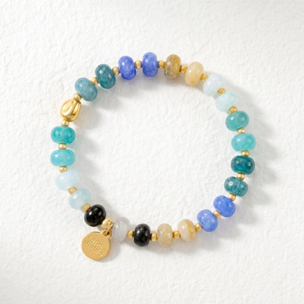 Bracelet Harmonie Jade Azur