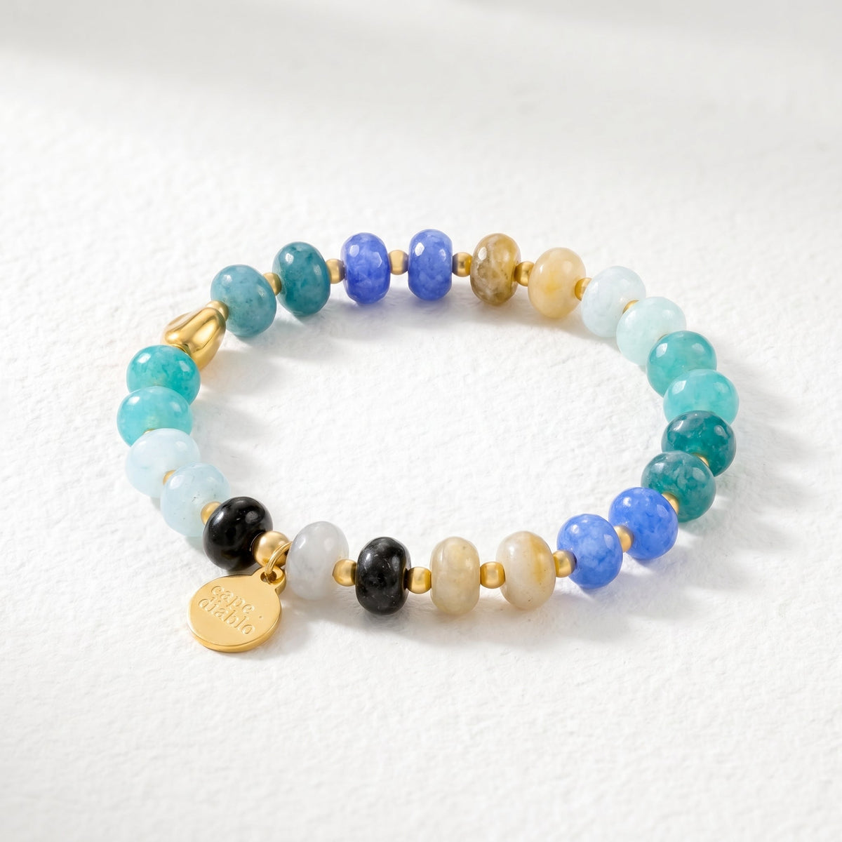 Bracelet Harmonie Jade Azur