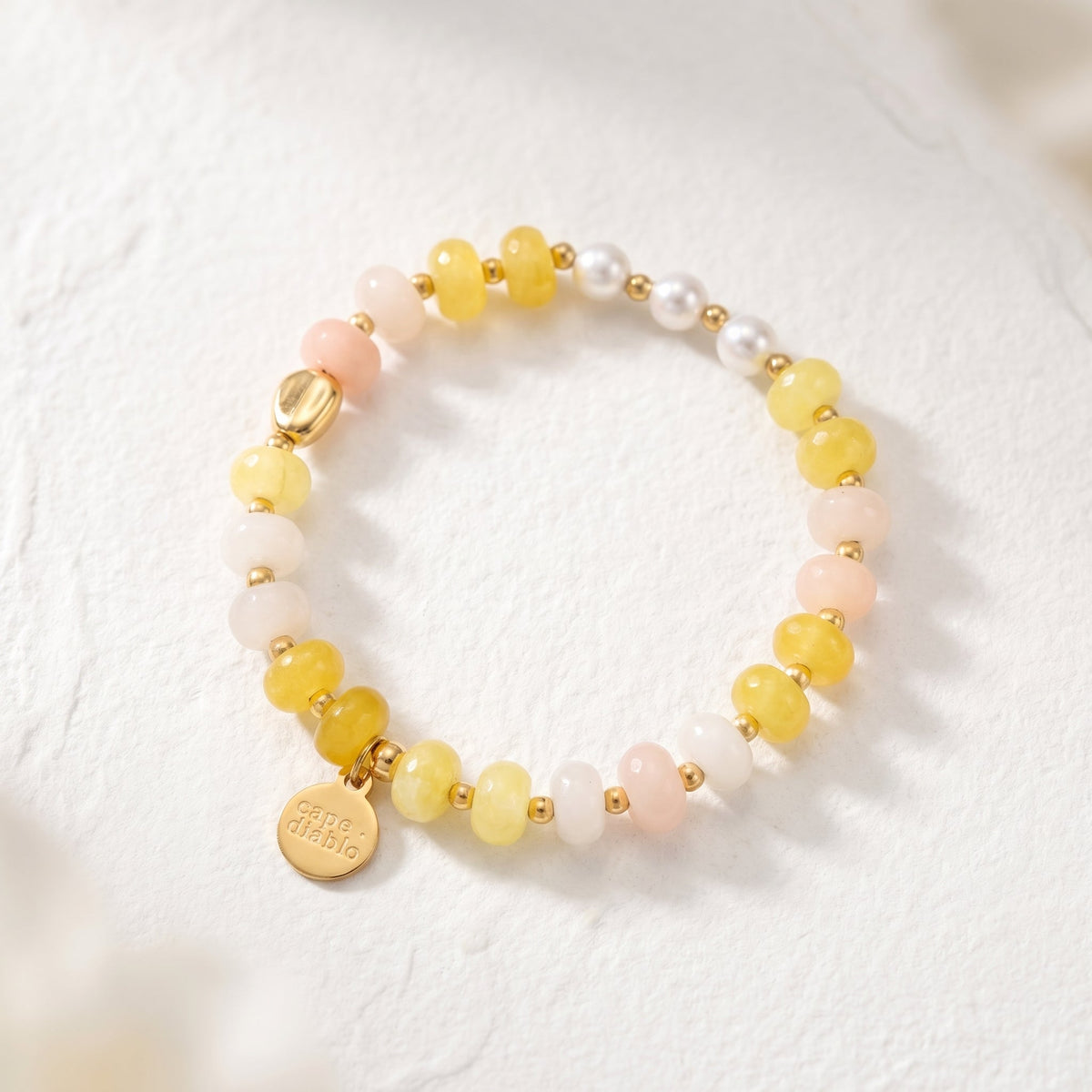 Armband Sunlit Jade Harmony