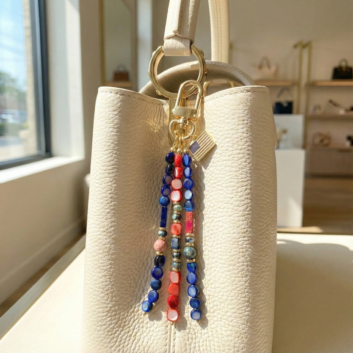 Taschenanhänger „America’s 250th Stars & Stripes“