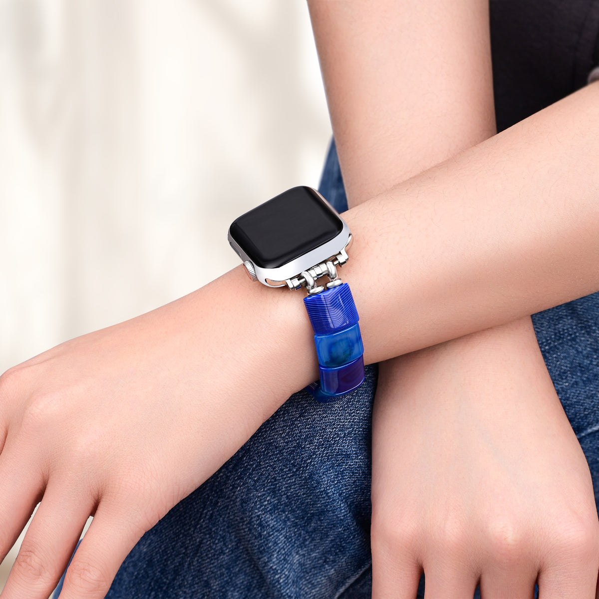 Oceanic Bliss Stretch Apple Watch Armband