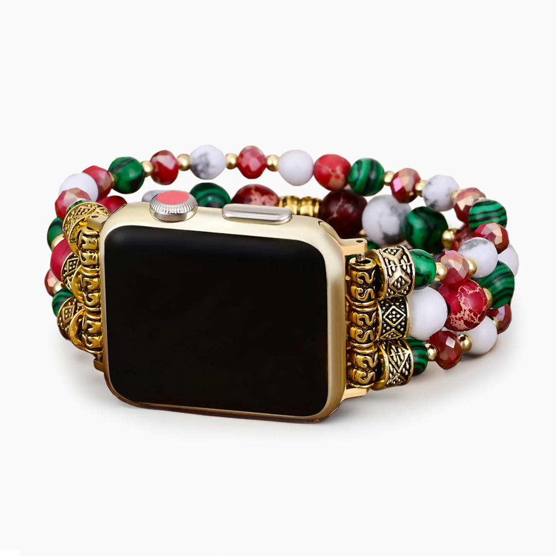 Fröhliches Claus Stretch Apple Watch Armband