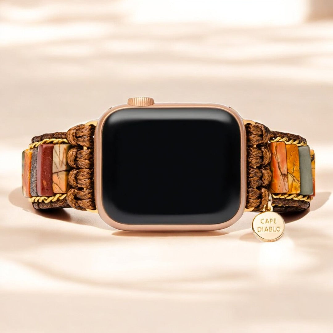 Zartes Picasso Jasper Apple Watch Armband