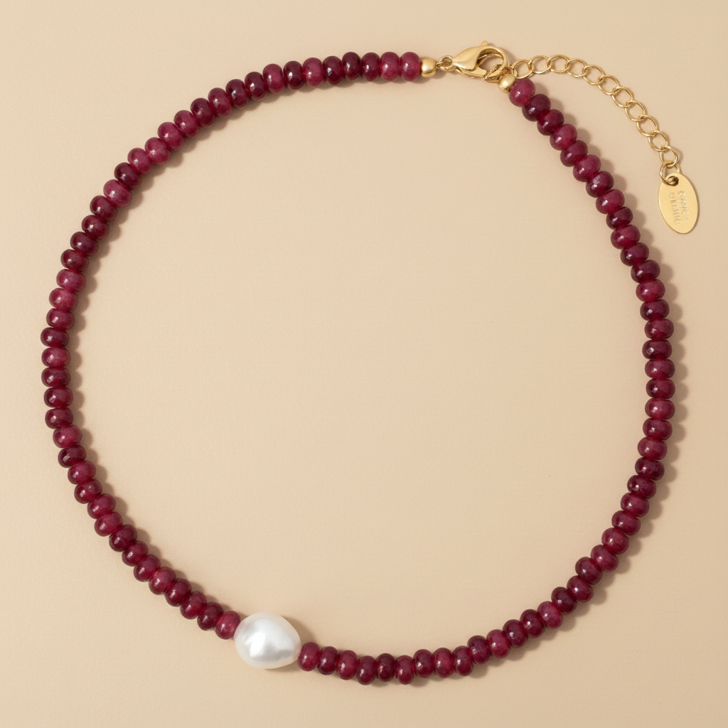 Collier Harmonie Perle de Jade