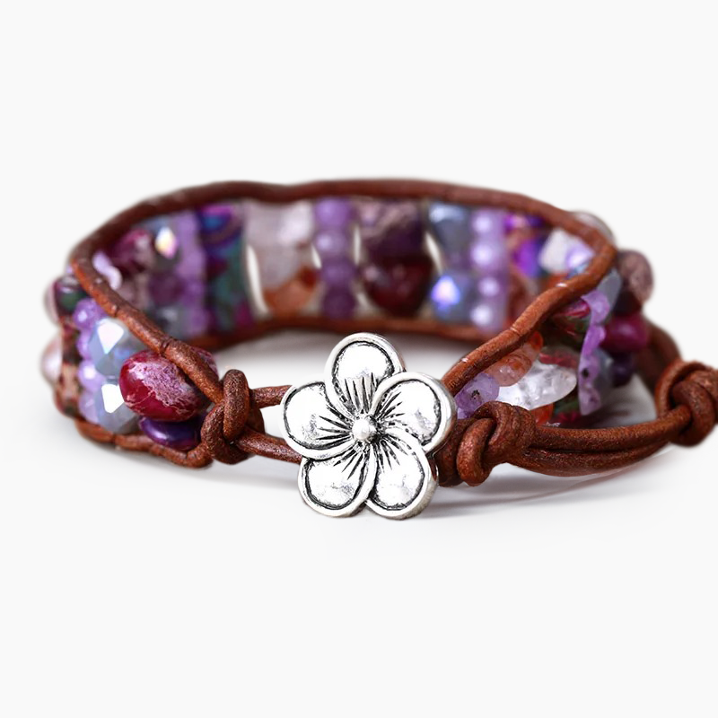 Orchideen Lumina Jasper Armband