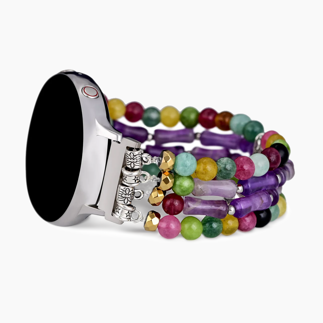 Mosaik Amethyst Samsung Galaxy Stretch Uhrenarmband