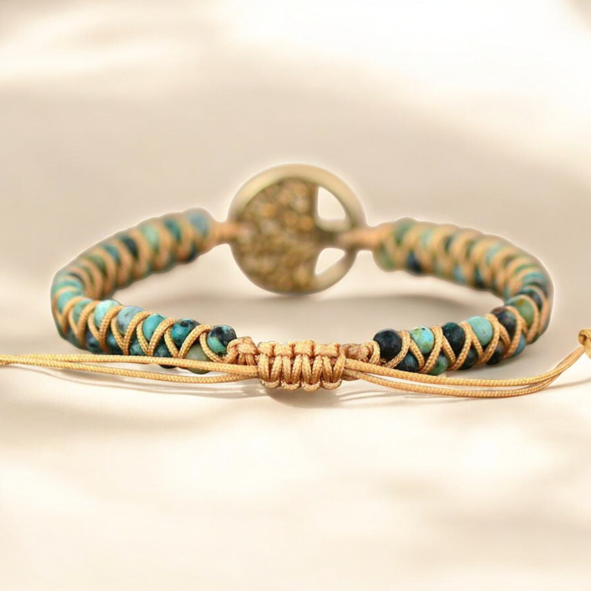 Bracelet en jaspe africain Arbre de Vie
