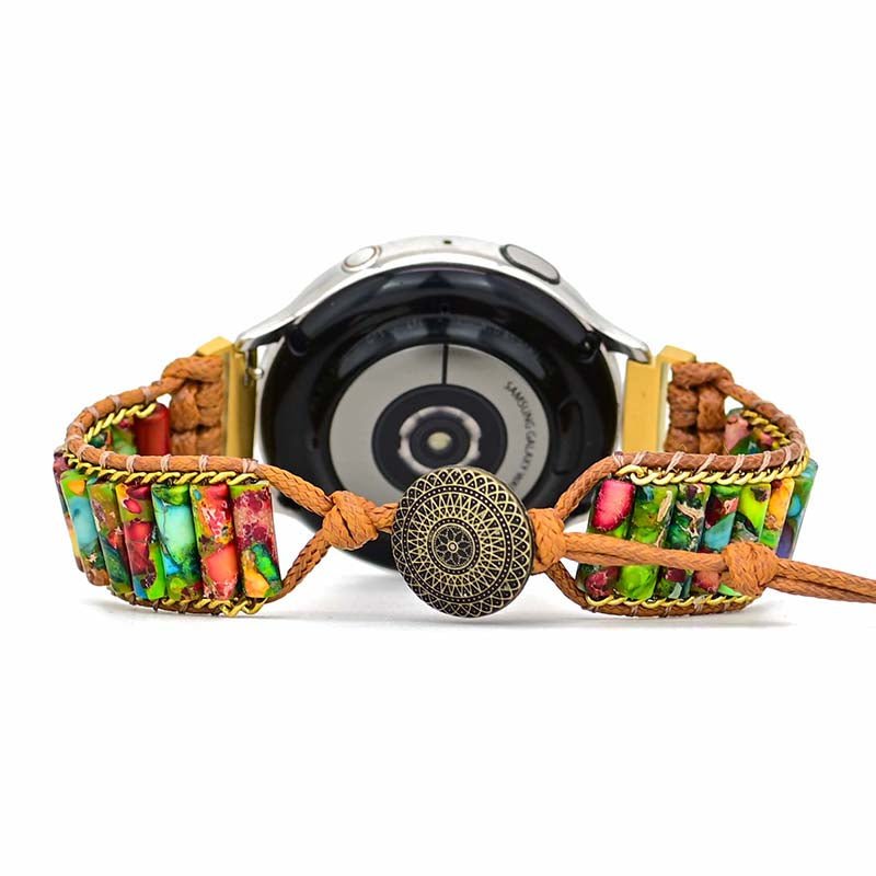 Rainforest Jasper Samsung Galaxy Watch Strap - Cape Diablo