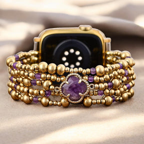 Imperial Amethyst Schutz Stretch Apple Watch Armband