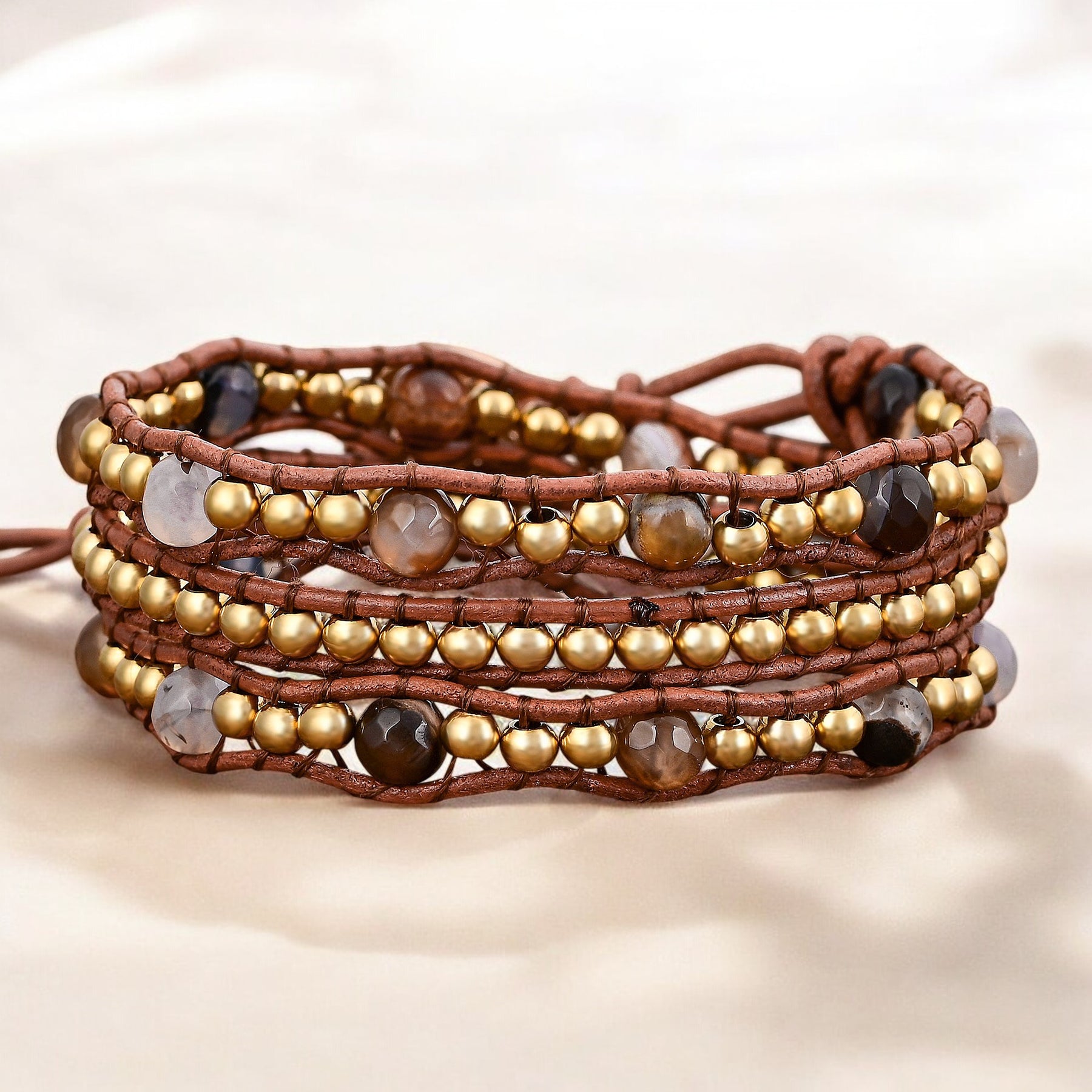 Terra Glow Wickelarmband