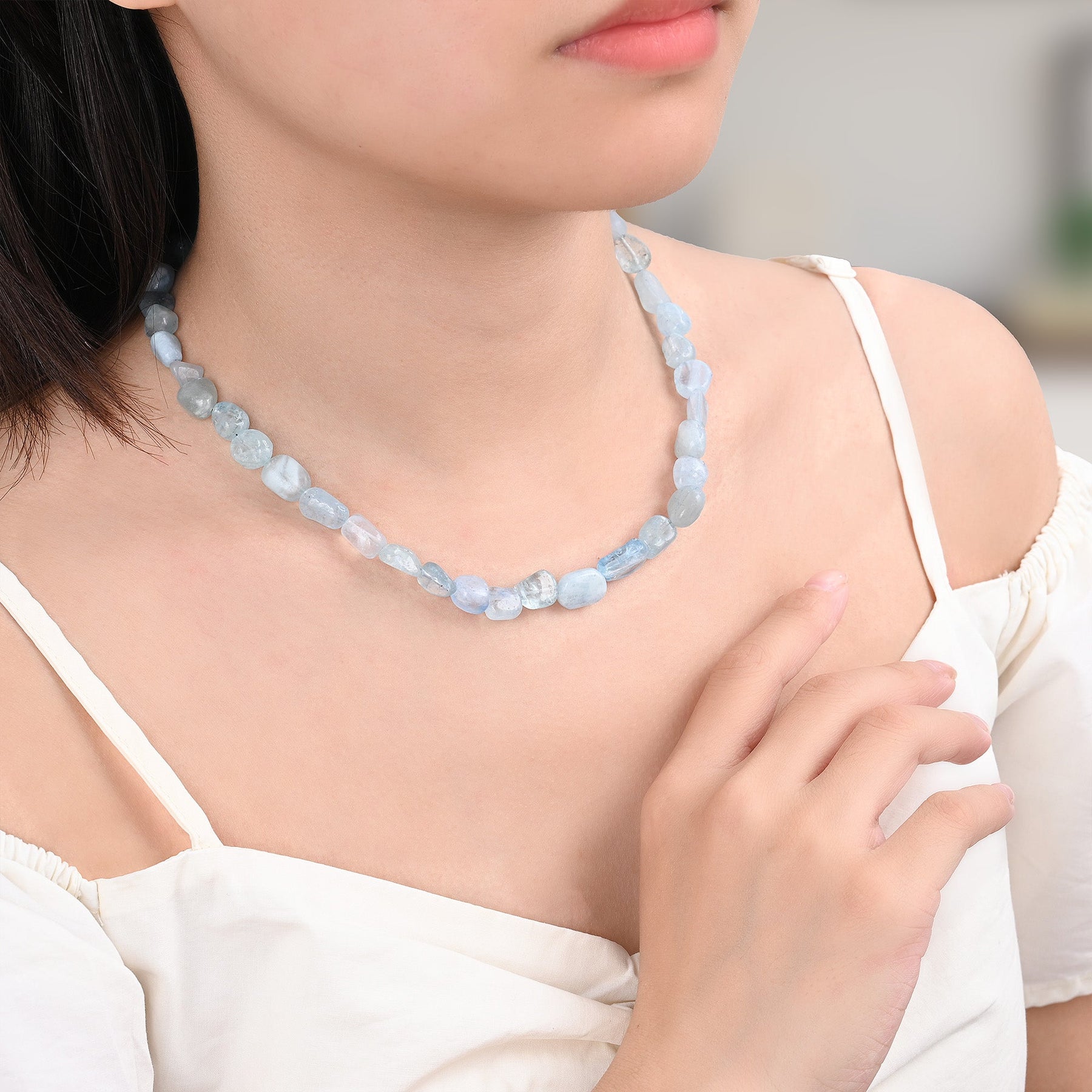 Collier Sérénité Aigue-marine