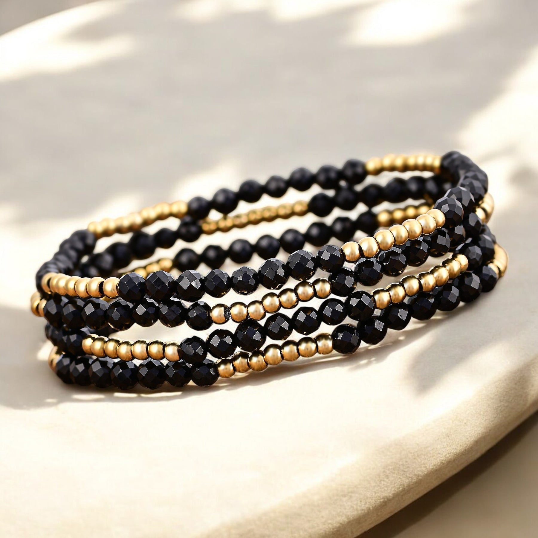 Ensemble de bracelets en lien de luxe