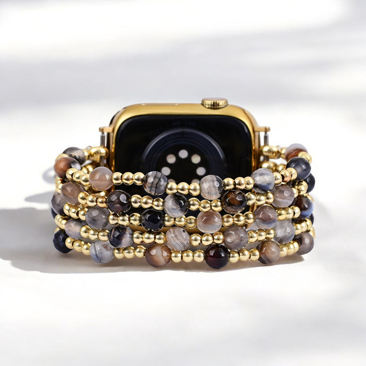 Bracelet extensible Agate Elegance pour Apple Watch