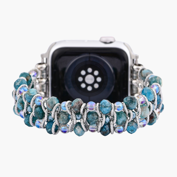 Apatit Azure Geflochtenes Apple Watch Armband