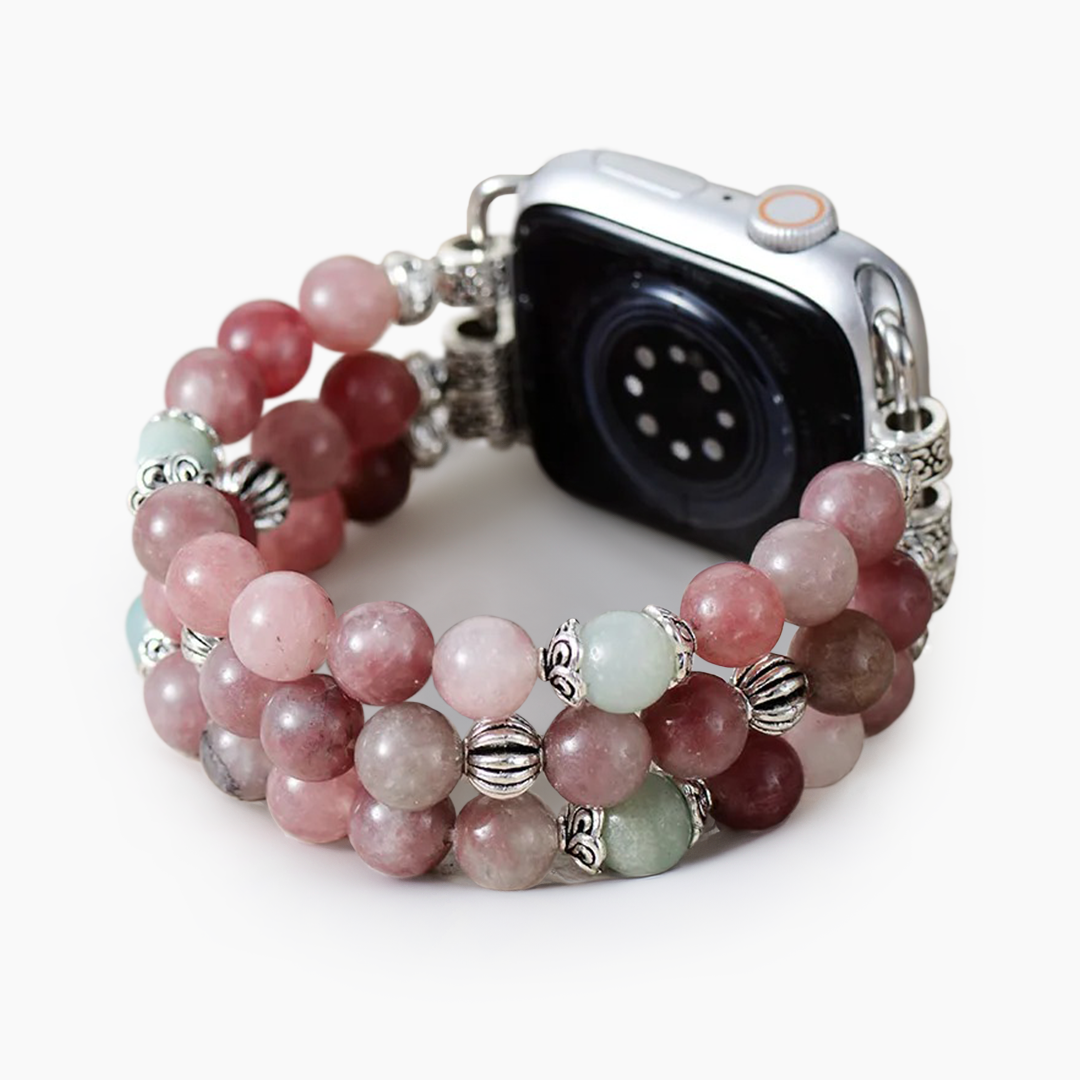 Dusky Rose Stretch-Apple-Watch-Armband