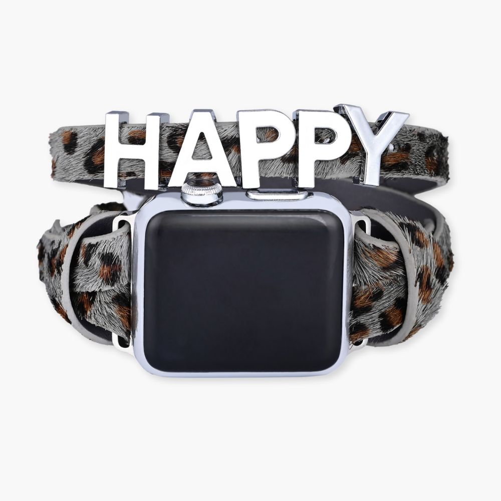 Happy Safari Lederarmband Apple Watch