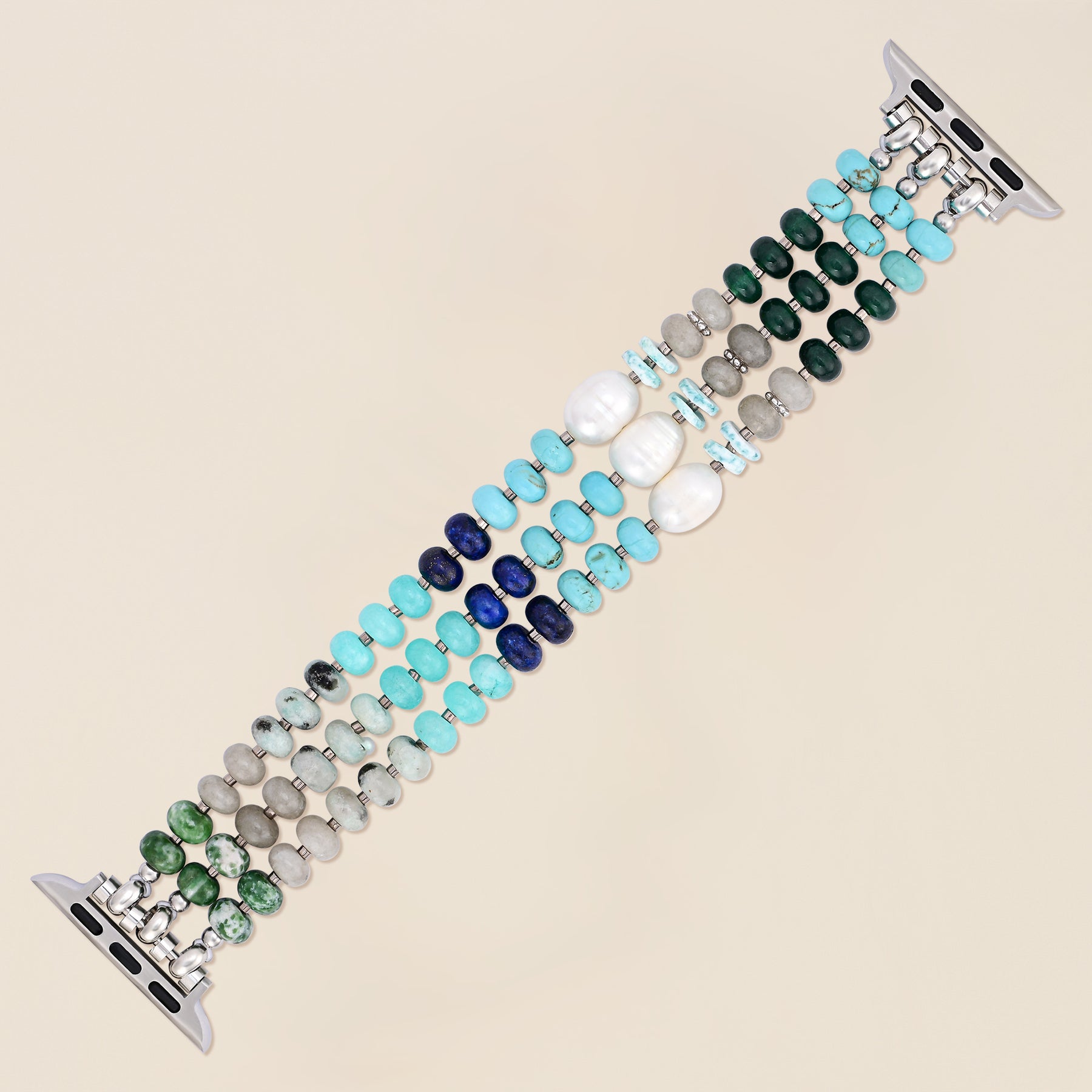 Bracelet Ocean Breeze Stone Stretch Apple Watch