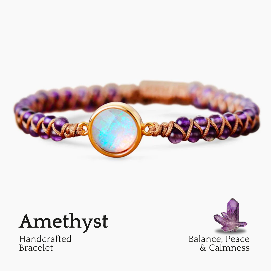 Intensives Amethyst-Heilarmband