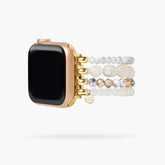 Bracelet Apple Watch Harmonie Agate au Clair de Lune
