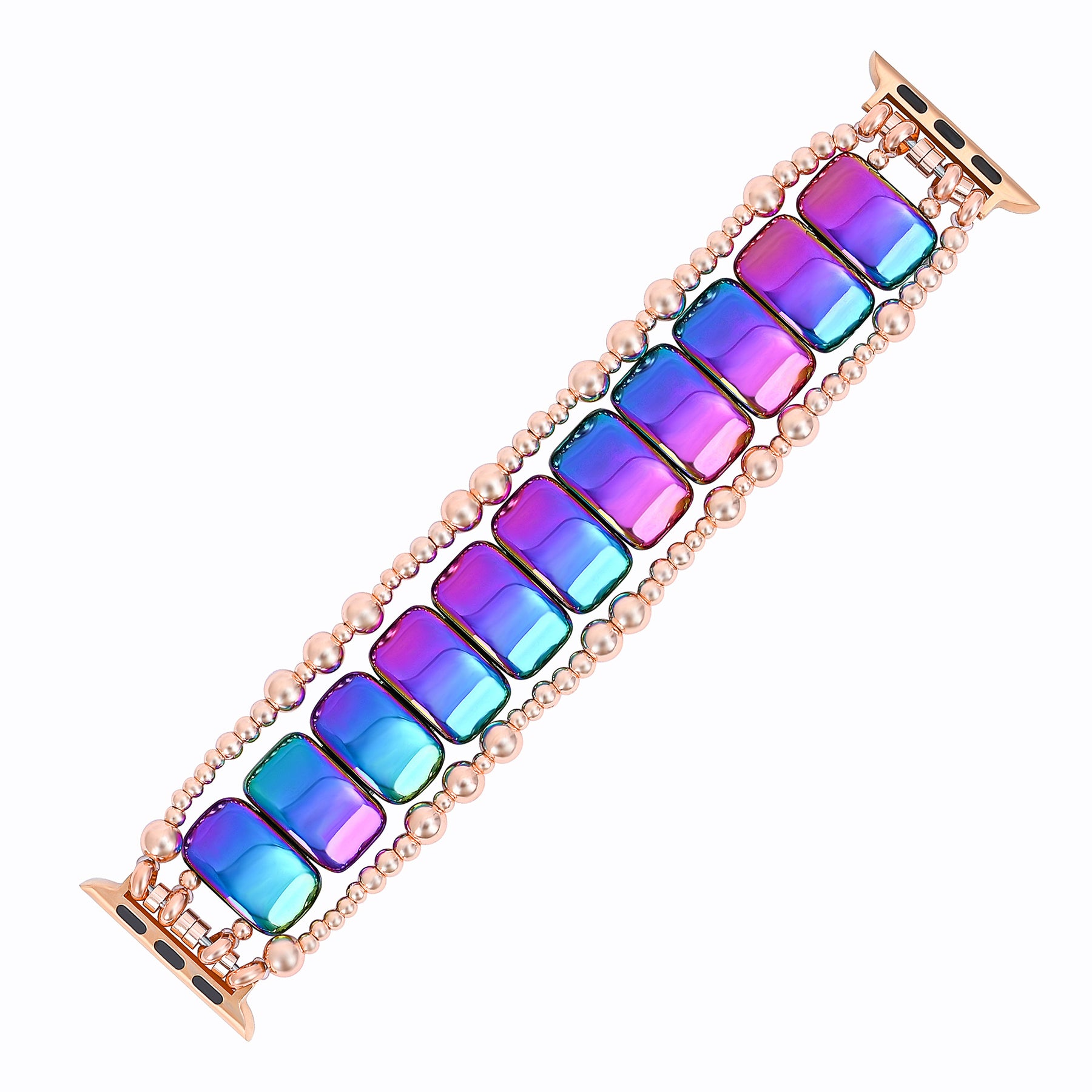 Rosige Euphorie Dehnbares Apple Watch Armband