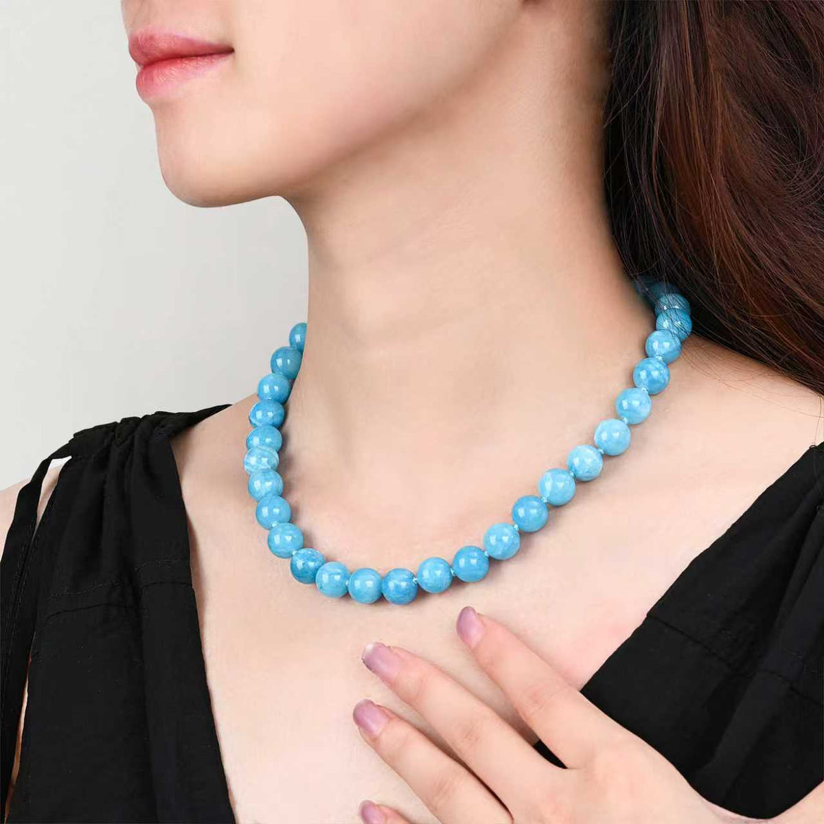 Azure Calm Halsband-Halskette