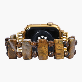 Golden Tiger Strength Apple Watch Armband
