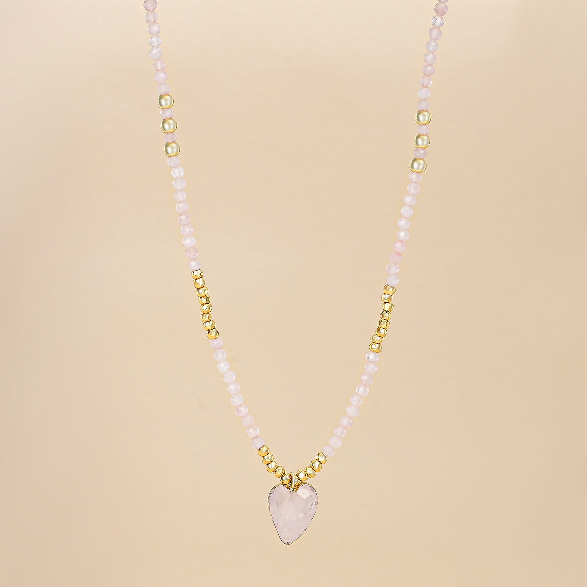 Collier Pendentif Rose d'Amour
