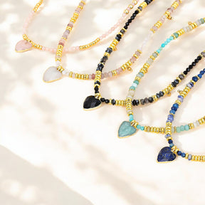 Collier de charme en amazonite