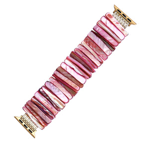 Imperial Orchid Shell Stretch Apple Watch Armband